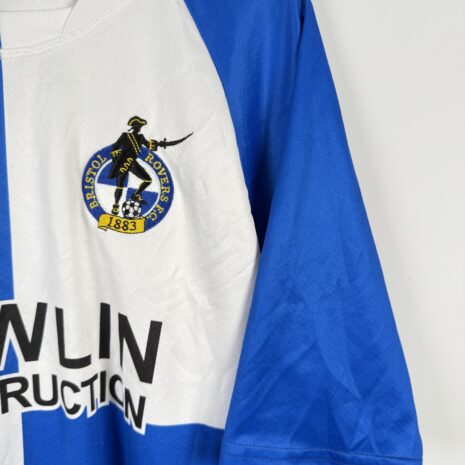 IMG_6819 Fußballtrikot des Bristol Rovers FC, 2007/08 Heimtrikot, Zustand: einwandfrei – weitere Ansicht 3