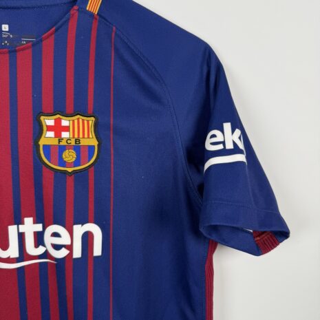 IMG_7467 FC Barcelona football shirt, 2017/18 Home, good condition - slight amount of micro stitching.- view extra 3