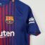 FC Barcelona football shirt, 2017/18 Home, good condition - slight amount of micro stitching.- view extra 3