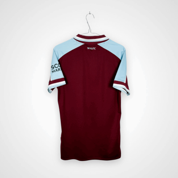West Ham United FC football shirt, 2021/22 Home, very good condition - a few micro stitches on the back.- rear view