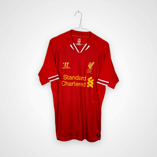 Liverpool FC football shirt, 2013/14 Home, good condition - slightly cracked sponsor print on front and a few minor pulls on front, bottom