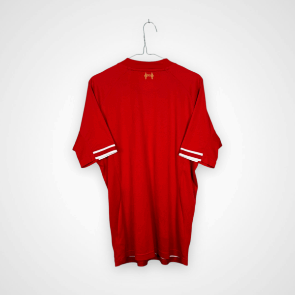 Liverpool FC football shirt, 2013/14 Home, good condition - slightly cracked sponsor print on front and a few minor pulls on front, bottom