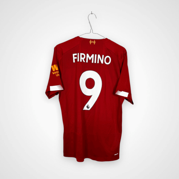 Liverpool FC Fußballtrikot, 2019/20 Home, guter Zustand - beschädigtes Gummiteil am Ärmel und gerissene Nummer auf dem Rücken.
