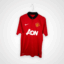 Manchester United Fußballtrikot, 2013/14 Home, zufriedenstellender Zustand - ein Zug auf der Vorderseite und ein Mikroloch im Nacken.