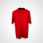 Manchester United Fußballtrikot, 2013/14 Home, zufriedenstellender Zustand - ein Zug auf der Vorderseite und ein Mikroloch im Nacken - Rückansicht