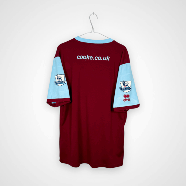 Burnley FC football shirt, 2009/10 Home, good condition - a few micro pulls and damaged print on back.- rear view