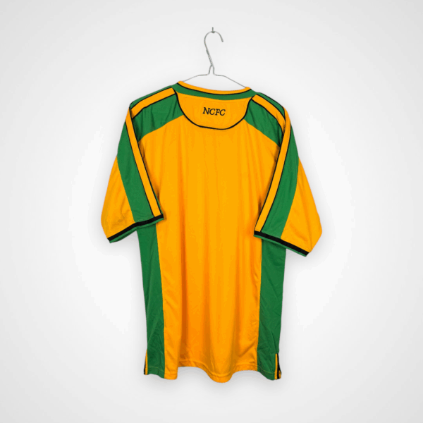 Norwich City FC football shirt, 2004/05 Home, excellent condition - rear view