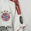 Koszulka piłkarska FC Bayern Monachium, 2008/09 Third, stan zadowalający - 4 zaciągnięcia materiału pod kołnierzem na froncie oraz kilka plam i zabrudzeń.- widok