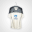 Koszulka piłkarska AL Hilal SFC, 2010/11 Away, stan dobry - uszkodzony napis 'formotion', mikro pęknięcia wokół nadruku sponsora oraz jedno drobne zaciągnięcie.