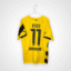 Borussia Dortmund Fußballtrikot, 2014/15 Home, guter Zustand - leichte Verschmutzung und ein ausgeschnittenes Innenetikett.
