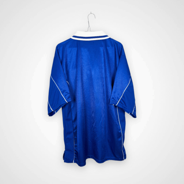 Leicester City FC football shirt, 2000/01 Home, very good condition - one pull on sleeve.- rear view