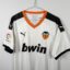 Valencia CF football shirt, 2019/20 Home, good condition - slight amount of micro stitching.- close-up on front