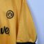 Borussia Dortmund football shirt, 1998/00 Home, good condition - cracked 'dortmund' lettering on back, one soiling and noticeable micro stitching.- view