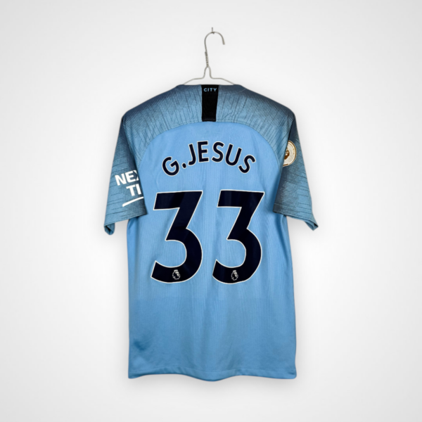 Koszulka piłkarska Manchester City 2018/19 Home 33 G. Jesus [S]
