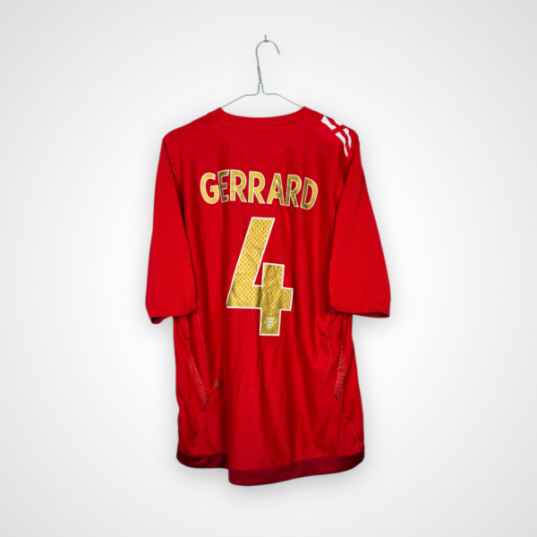 Koszulka piłkarska Anglia 2006/08 Away 4 Gerrard [XL]