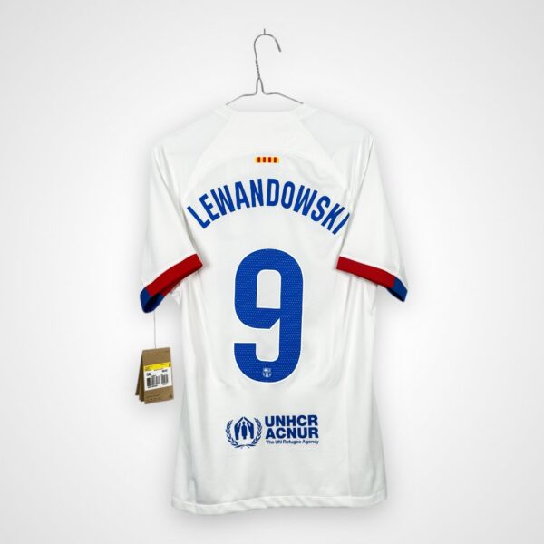 Koszulka piłkarska BNWT FC Barcelona 2023/24 Away 9 Lewandowski [S]