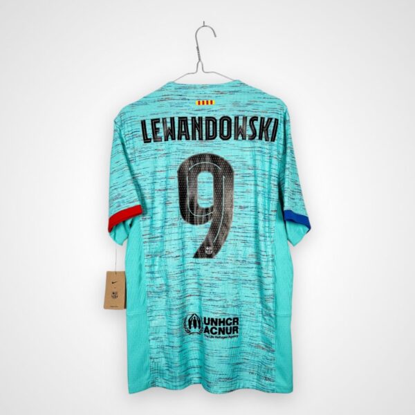 Koszulka piłkarska AUTHENTIC BNWT FC Barcelona 2023/24 Third 9 Lewandowski [M]