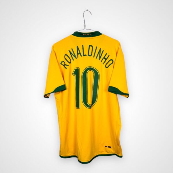 Koszulka piłkarska Brazylia 2006/08 Home 10 Ronaldinho [L]