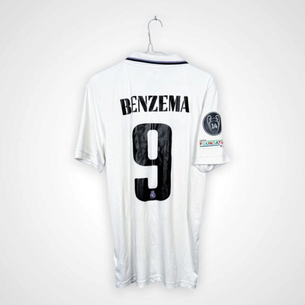 Koszulka piłkarska Real Madryt 2022/23 Home 9 Benzema [S]