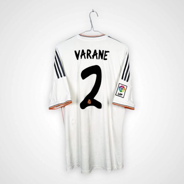 Koszulka piłkarska Real Madryt 2013/14 Home 2 Varane [L]