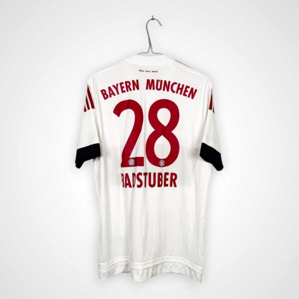 Koszulka piłkarska FC Bayern Monachium 2015/16 Away 28 Badstuber [M]
