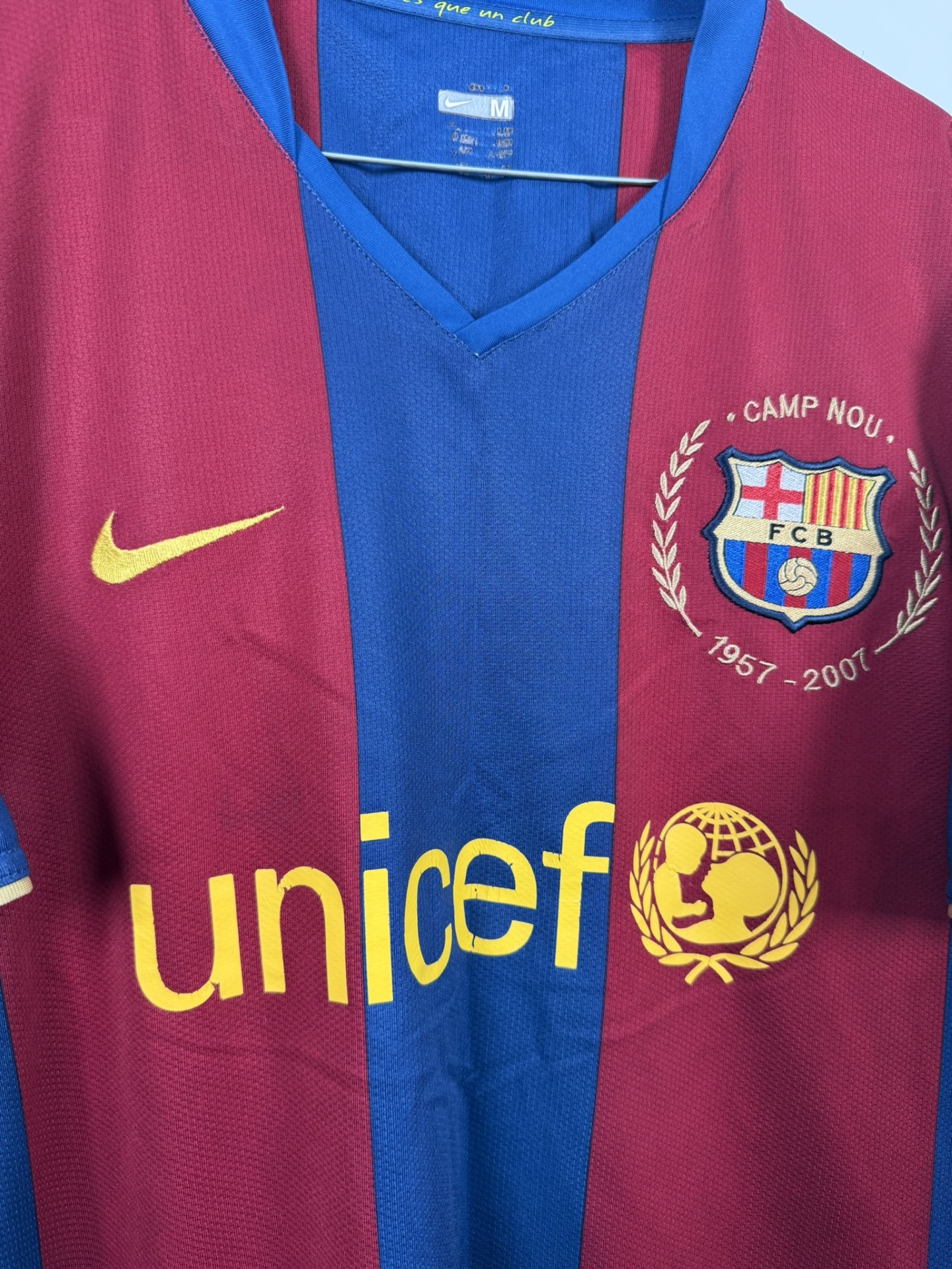 FC Barcelona 2007/08 Home football shirt [M] - Original football 