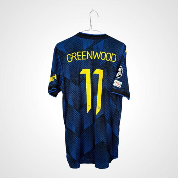 Manchester United AUTHENTIC Fußballtrikot 2021/22, Auswärtstrikot 11, Greenwood [M]
