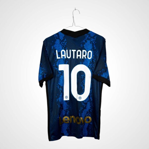 Inter Milan 2021/22 Home No. 10 Lautaro football shirt [S]