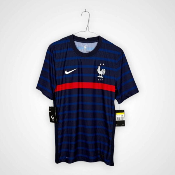 AUTHENTIC BNWT Frankreich 2020/22 Home Fußballtrikot [S].