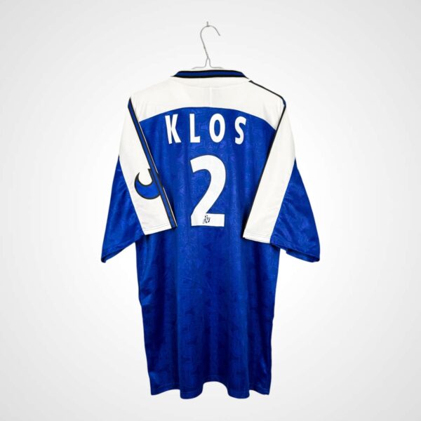 AJ Auxerre Fußballtrikot 2000/01 Auswärtstrikot 2 Klos [XL]