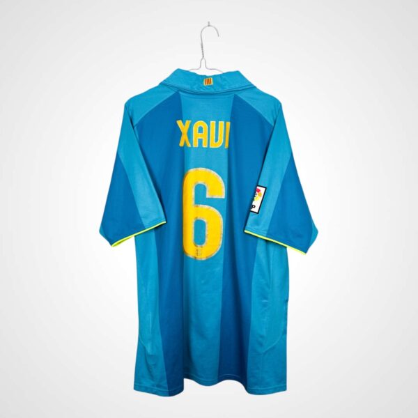 Koszulka piłkarska FC Barcelona 2007/08 Away 6 Xavi [XL]