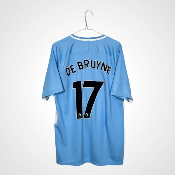Manchester City Fußballtrikot 2017/18 Heimtrikot 17 De Bruyne [L]