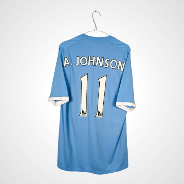 Koszulka piłkarska Manchester City 2010/11 Home 11 A. Johnson [L]