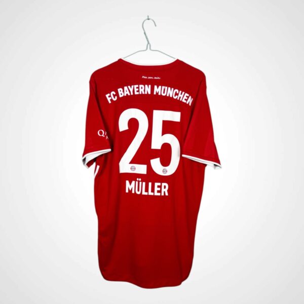 Koszulka piłkarska AUTHENTIC BNWT FC Bayern Monachium 2020/21 Home 25 Muller [L]