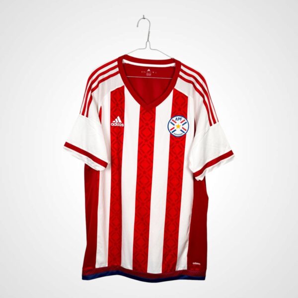 AUTHENTIC Paraguay 2015/18 Heim-Fußballtrikot [XXL]